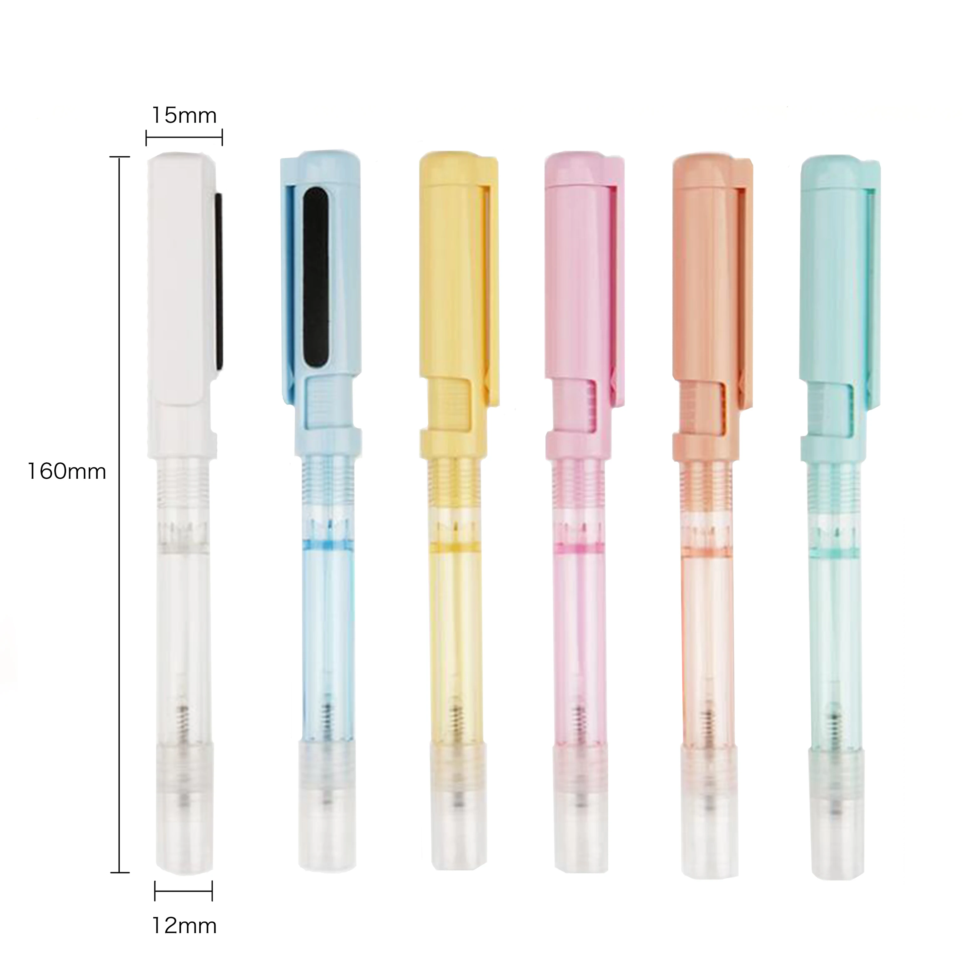 High Quality Factory Custom 5ml Custom Logo Screen Clean Phone Holder Plastic Spray Ball Pen with Hand Alcohol Spray Sanitizer