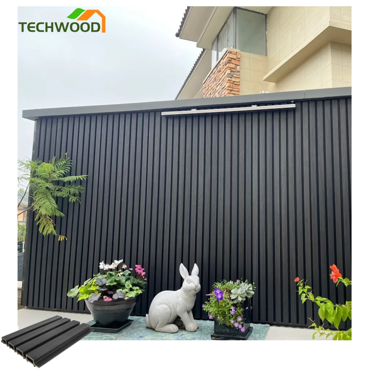 Modern Outdoor WPC Wall Panels - Durable & Stylish Cladding
