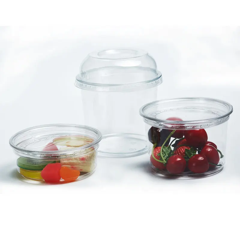 Прозрачная пластиковая миска пищевого класса, пластиковая миска для домашних животных, пластиковые миски для десертов