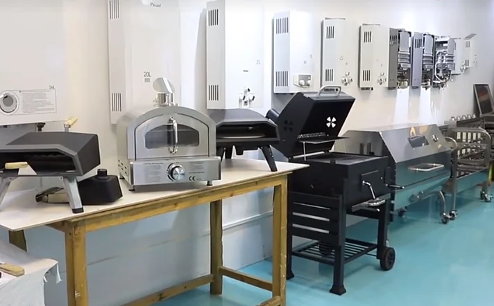 product high quality double camping folding gas stove with grill portable outdoor gas stove-34