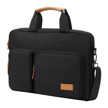 Office Custom Logo Handbag Shoulder Briefcase Computer Business Laptop Messenger Bag Handle Crossbody Zipper Briefcases For Men