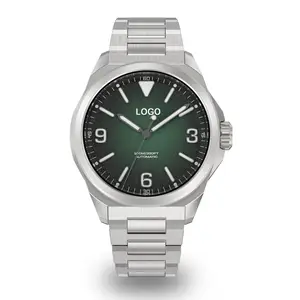 Custom OEM Brand 40MM Solid Ultra Grade Titanium Automatic Watches for Men with UltraHex Coating Powered by Miyota 90S5