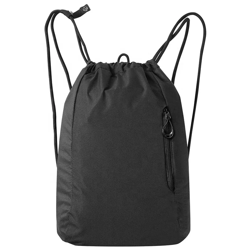 Foldable Sport Sack Pack Gym Cinch Bag Nylon Drawstring Backpack Bag ...