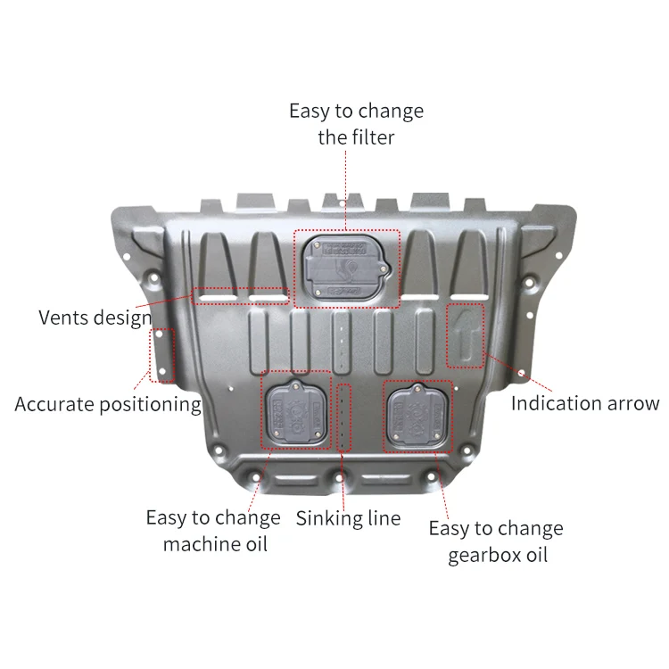 Latest Auto Parts Engine Under Cover Guard Skid Plate Use for Toyota Raize 2021-2022