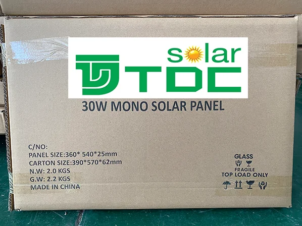 Tdc Solar Panel Hot Selling 12v 30watt 40 50watt 60watt 10w 15w 20w 25w 30w 40w 50w 60w ...