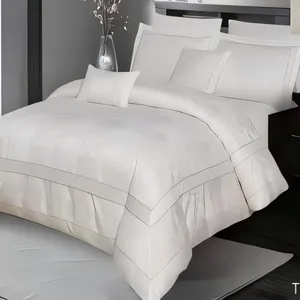 KOSMOS Luxury New Bed Linen Jacquard king Size Quilted Home Comforter Set