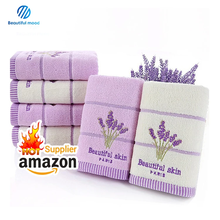 Luxury Hotel Collection Embroidered Hand Towels 100 Cotton White Hotel Supplies Custom Logo