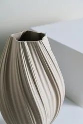 Nordic Morandi spherical ceramic soft round flower arrangement vase