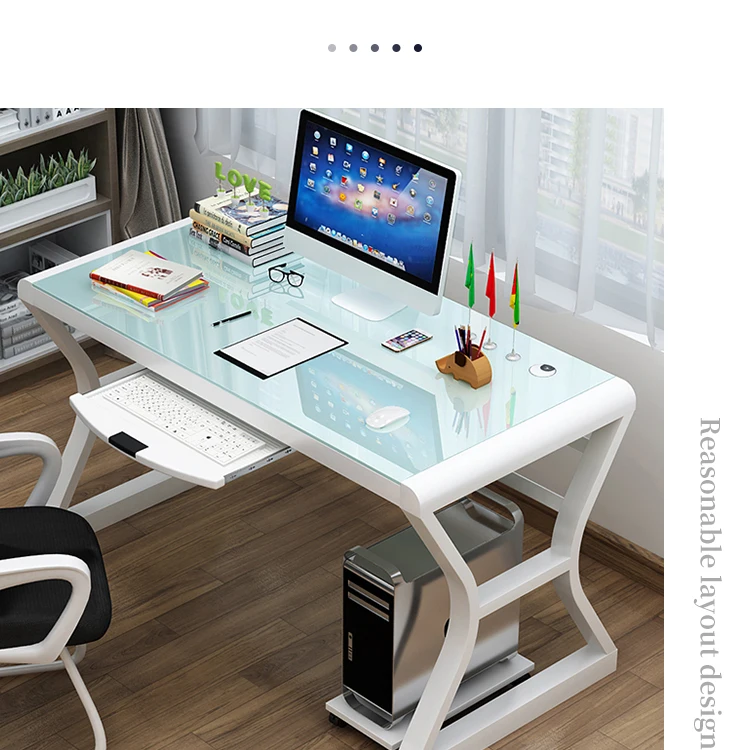 Custom 2021 New Type Top Sale Home Simple Modern Office Computer Desk