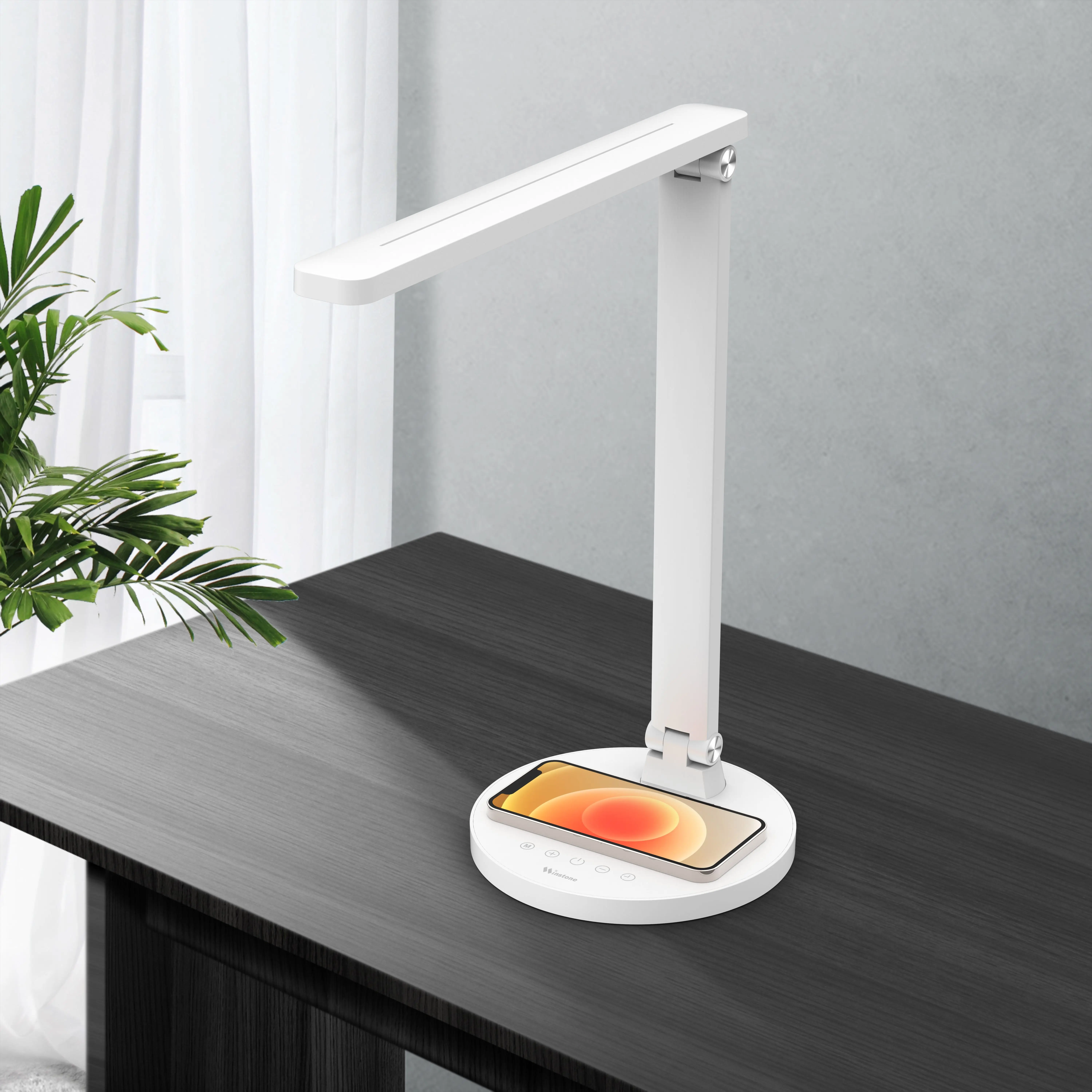 Hottest Foldable Study Led Table Lamp With Wireless Charger And Usb