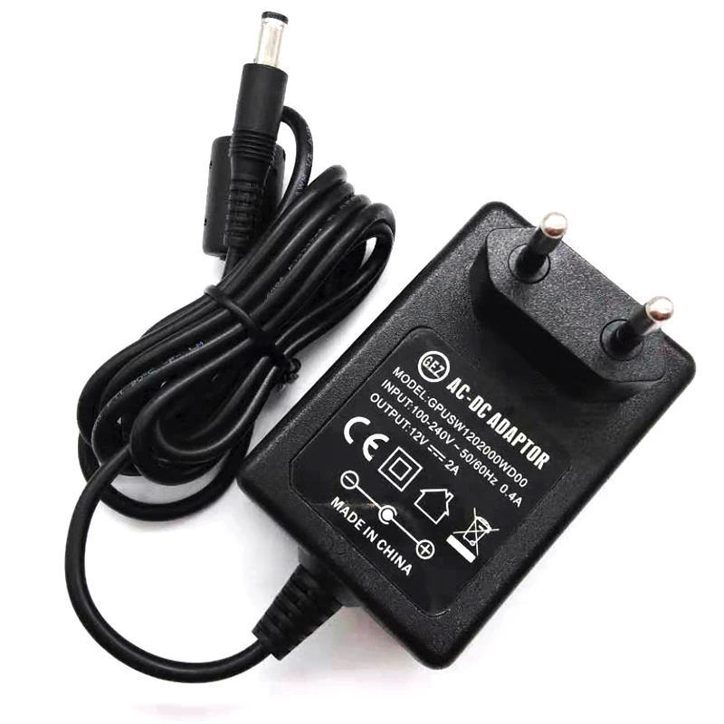 Адаптер питания для модема, вилка стандарта ЕС, Великобритании, США, Австралии, Южной Кореи, Индии, маркировка безопасности CE, CB, GS, FCC, SAA, KC, 12 В постоянного тока, 2 А, 2000 мА