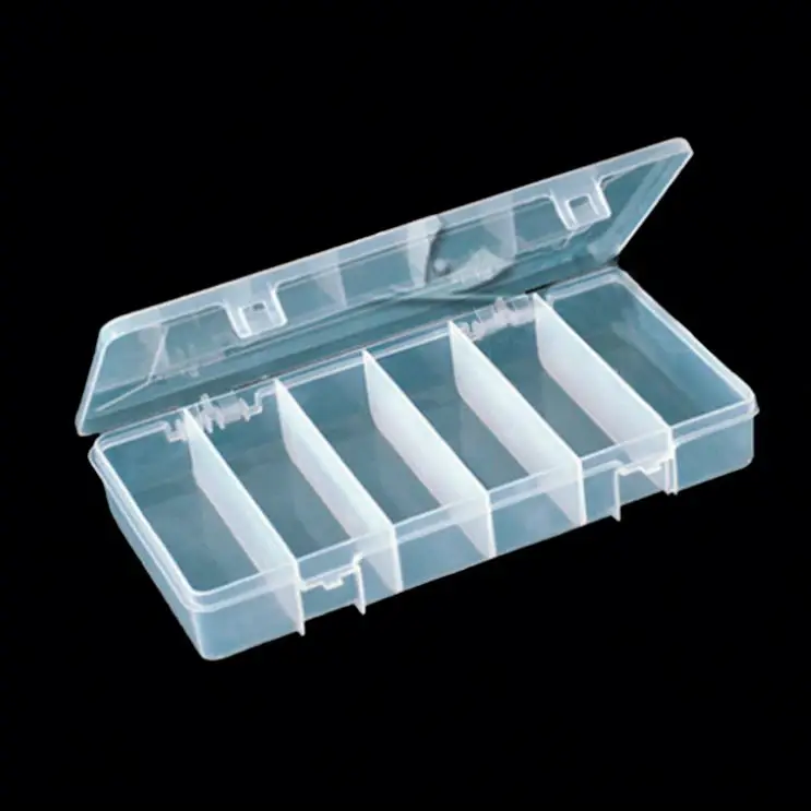 Topline 6 Compartments Fishing Box - Saltwater Tackle Storage Topline 6 Compartments Fishing Box - Saltwater Tackle Storage