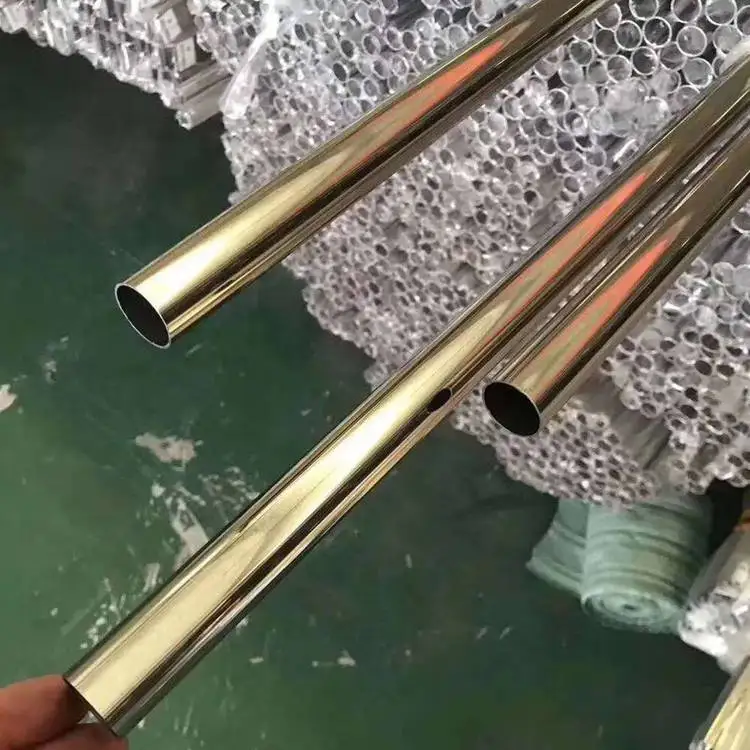 color stainless steel seamless welded pipe 301 304 316 colored stainless steel tube