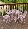 One table and four chairs (plum blossom powder)
