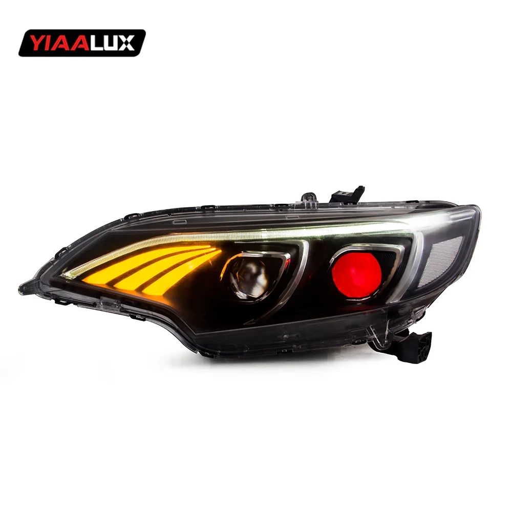 Vland Yiaalux Factory Wholesales Sequential LED Headlights Front Lamp Assembly 2014 2016 2018-up Head Light For Honda Jazz Fit