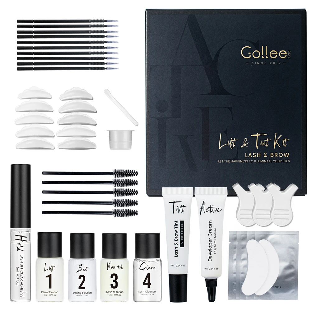 Gollee Items 1.5ml Oil Lash Moisturizing Keratin After Eyelash Sachet Glue for Lash Lifting Lift and Brow Lamination Tint Kit