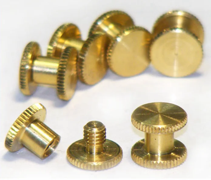 high precision oem brass rivets for