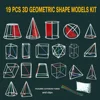 3_3D geometric model set of 19 pieces