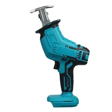 21V Industrial DIY Grade Brushless Lithium Battery Electric Reciprocating Saw 18in Blade Portable Wood Saw Small Saber Saw