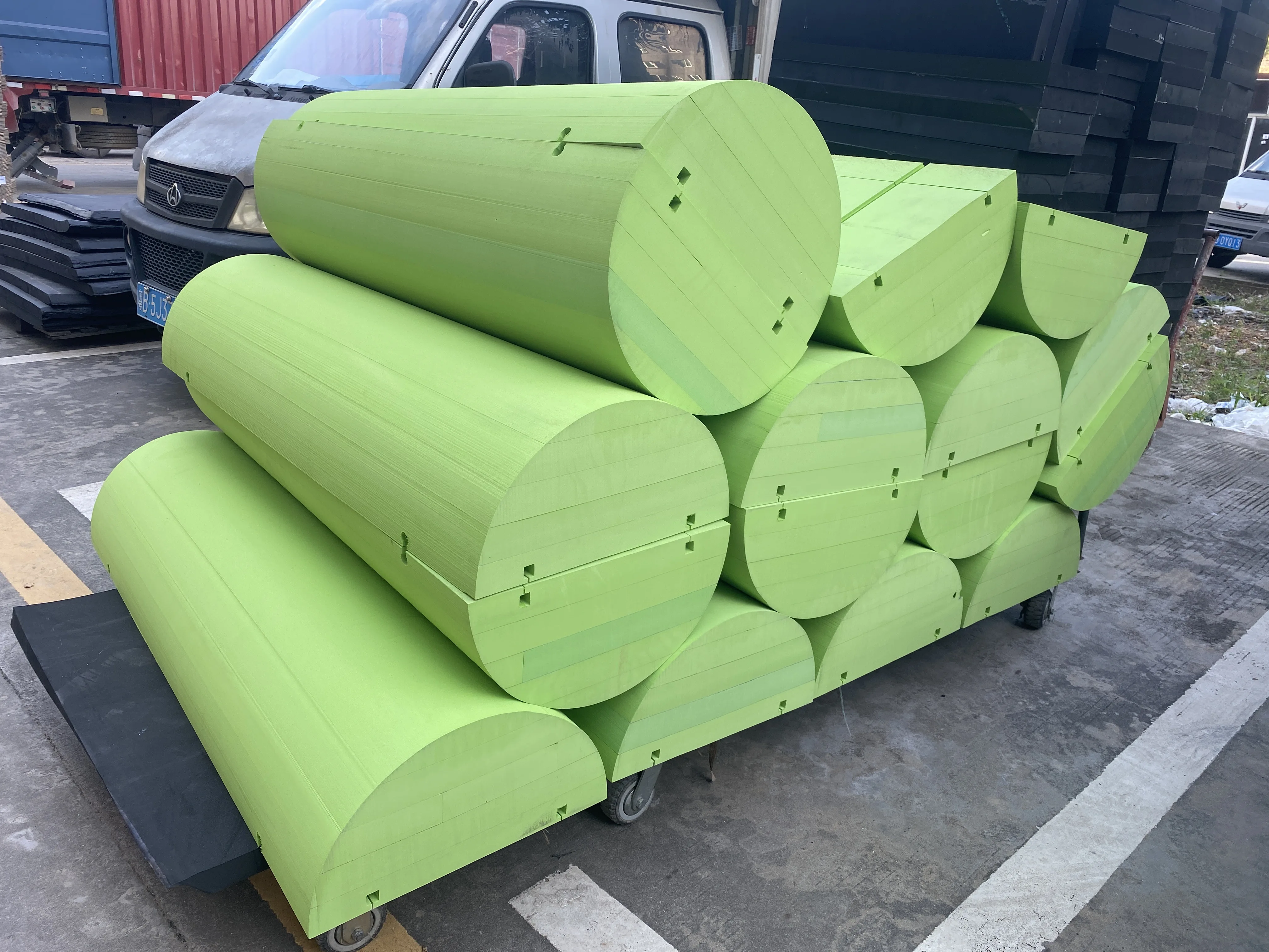 Custom Upgrade Large Boat Fenders Cover Flat Polyurethane Rubber Eva Foam Marine Boat Bumper