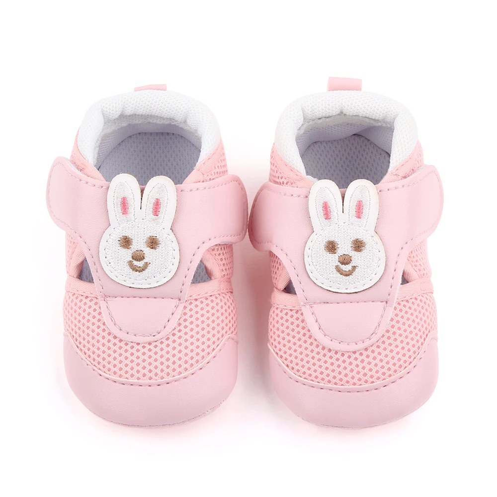 Wholesale Cute Canvas Baby Slipper Cartoon Animal Pattern Anti-Slip First Walker Baby Moccasins for  Newborn Toddler Infant details