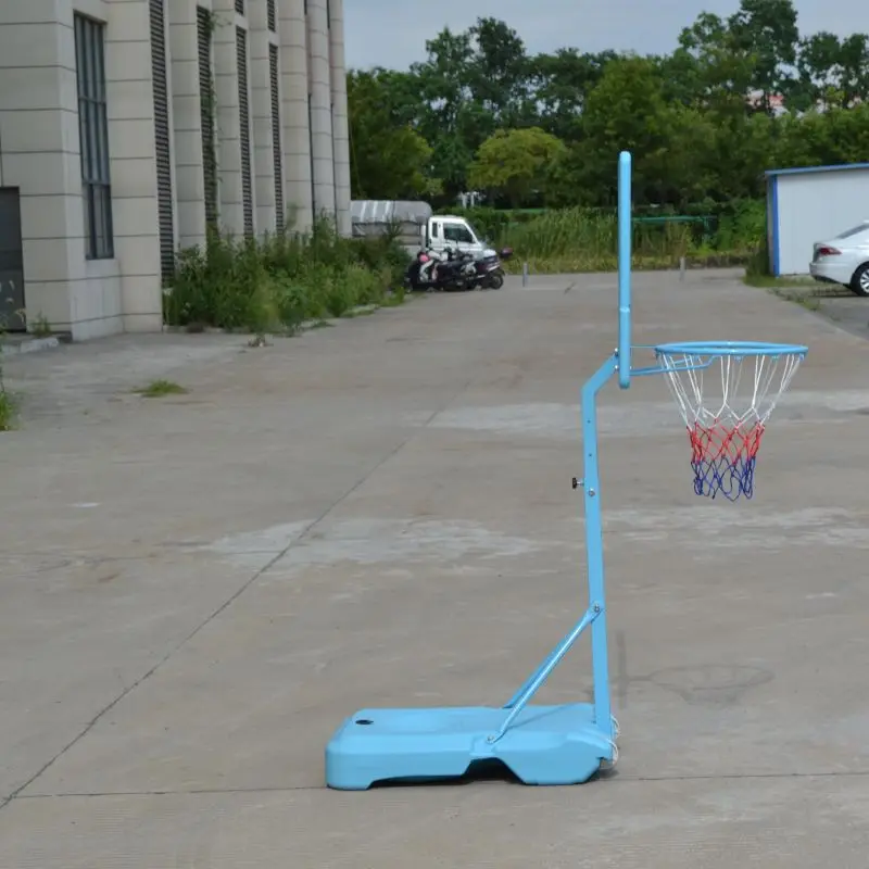 Height Adjustable Pool Basketball Hoop With Wheels Swimming Basketball