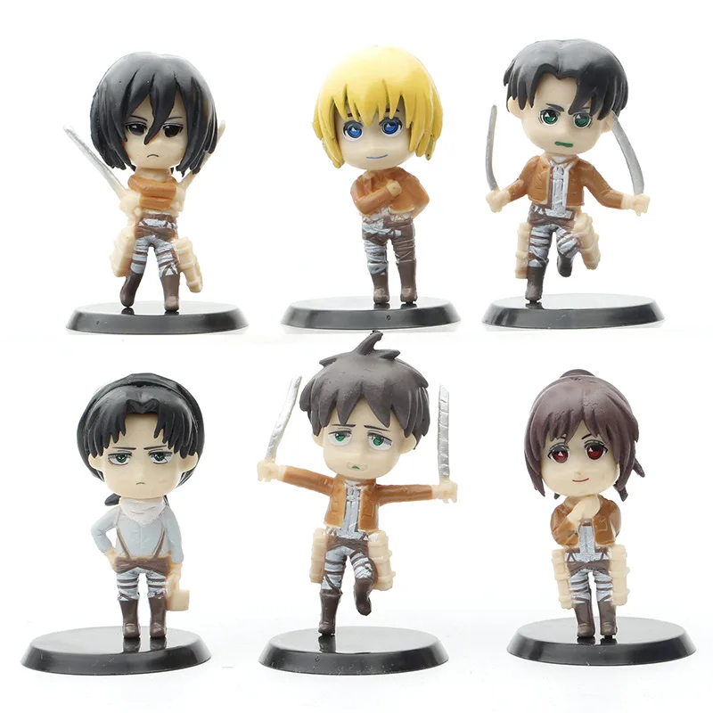 attack on titan figure set