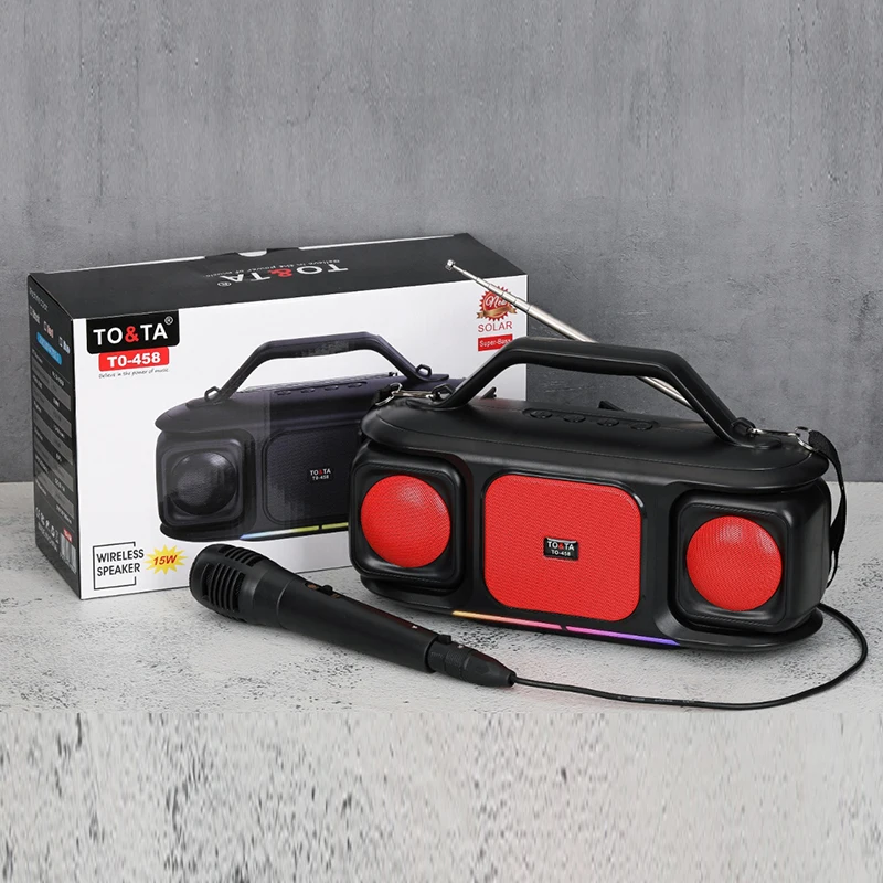 TO-458 15W Outdoor Solar Energy LED Light Wireless Speaker