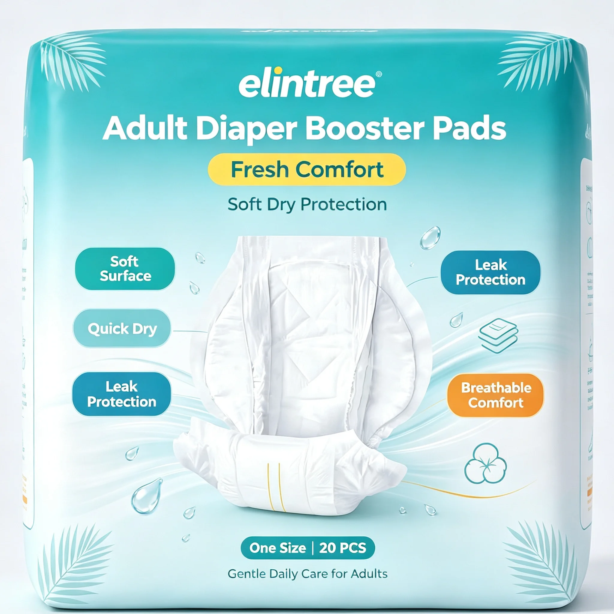 8-Shaped Incontinence Pads