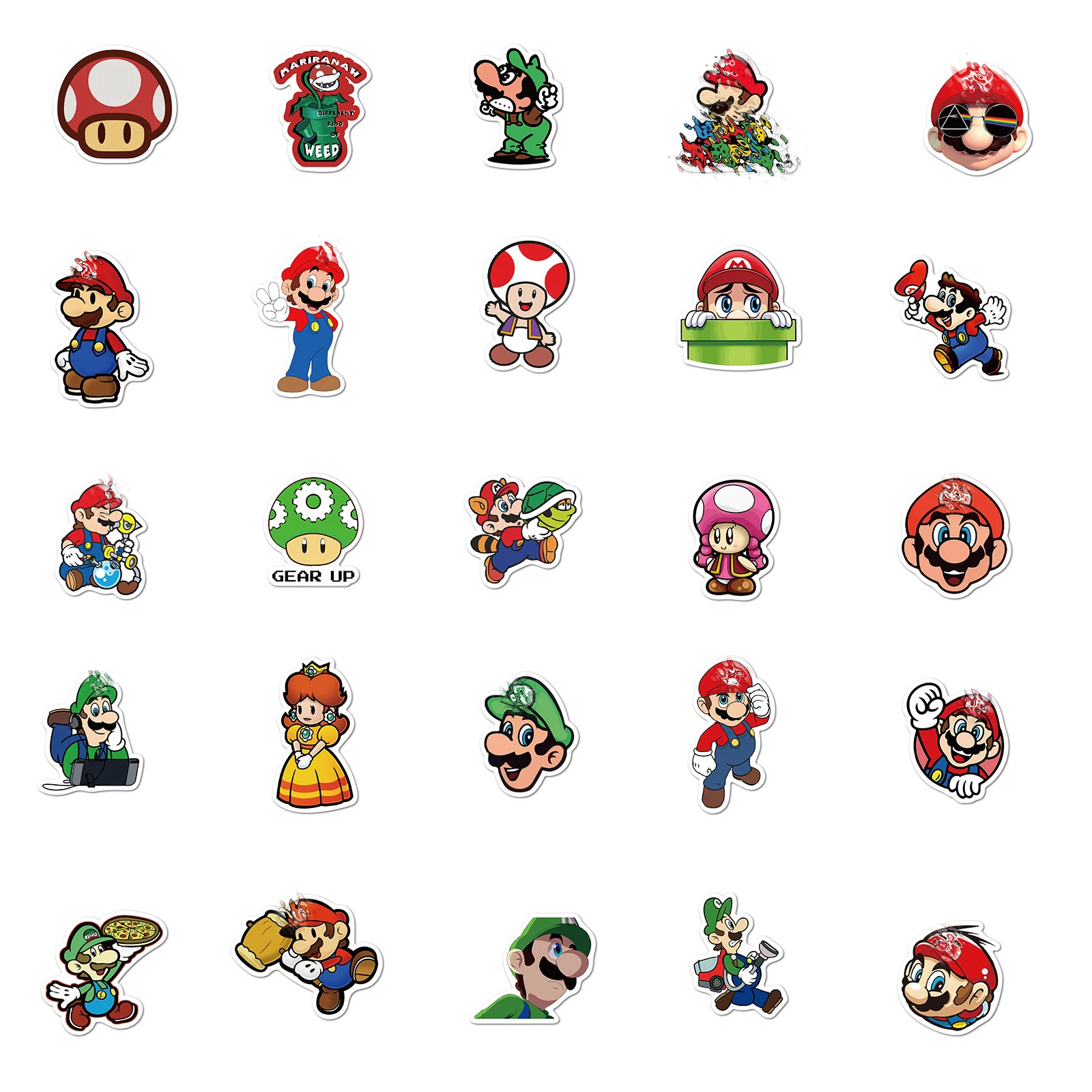 100 stuks grappige meme stickerset, vinyl stickers voor auto, laptop