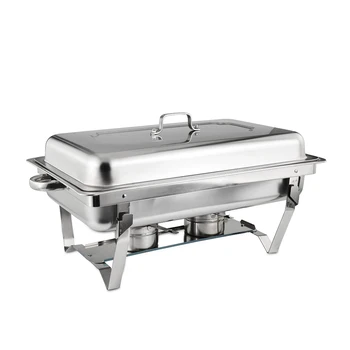 Cheap price morden catering warmer display buffet dinner service chaffing dishes set stainless steel