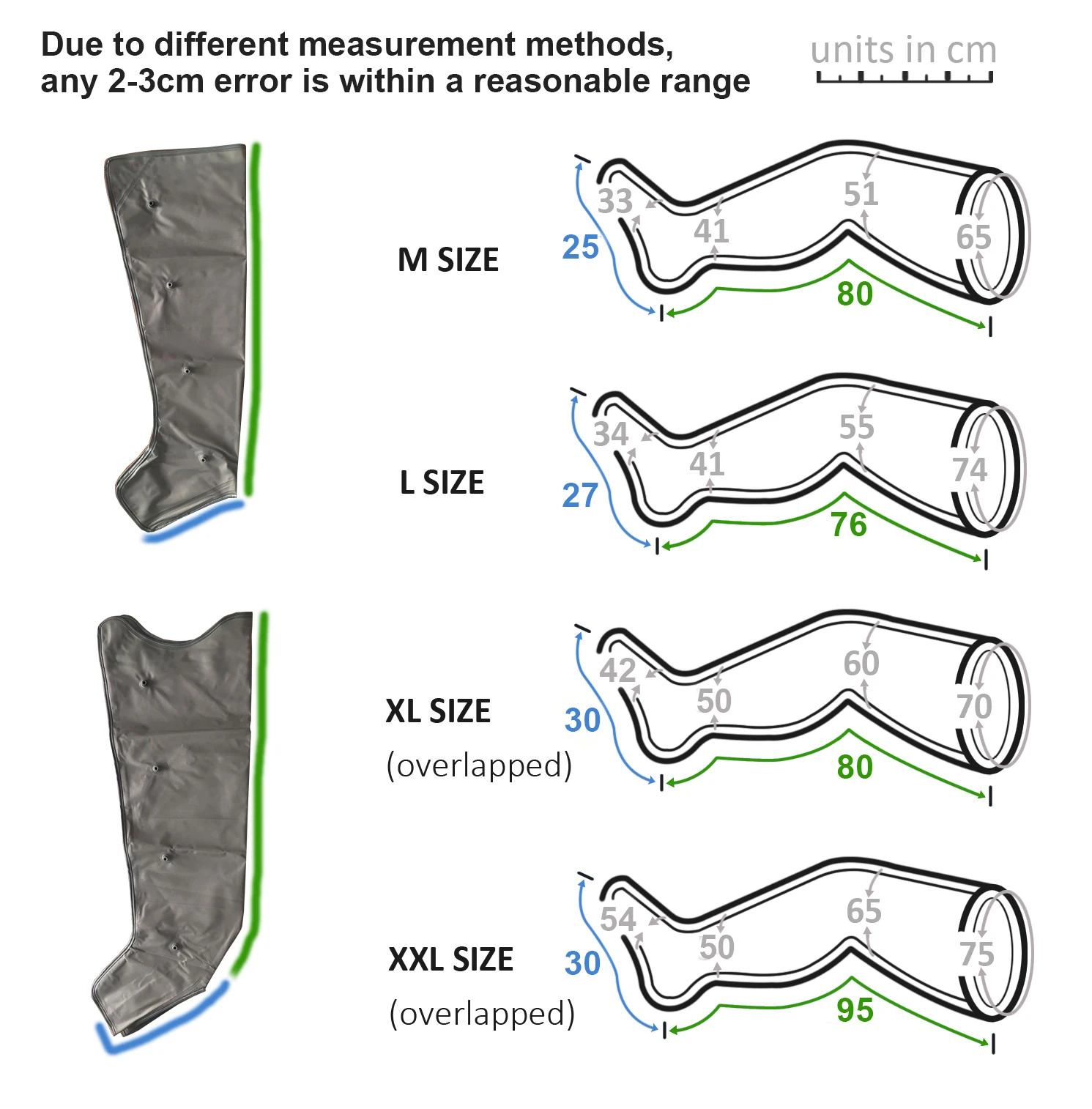 pneumatic compression device for legs massage-63