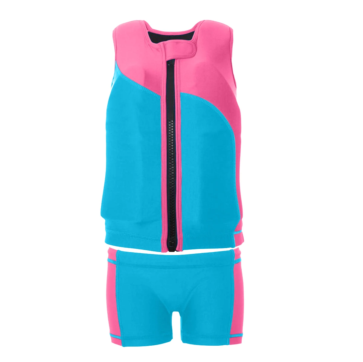 product new design upf50 neoprene kids floating swim suit uv protection swim vest jacket for boys and girls toddler life jacket-9