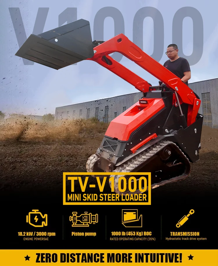 Directly Sells Mini Skidsteer Kubota Bucket Diesel Skid Steer Loader ...
