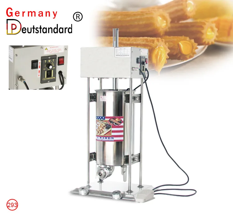 10 Liter Electric Churro Maker Machine / Espagnol Churro Machine / Churro Machine Spain for Hollow Churros