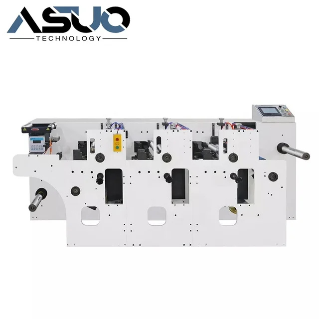 Custom High Productivity Automatic Digital Auto Roll Feed Semi Rotary Die Cutter Machine