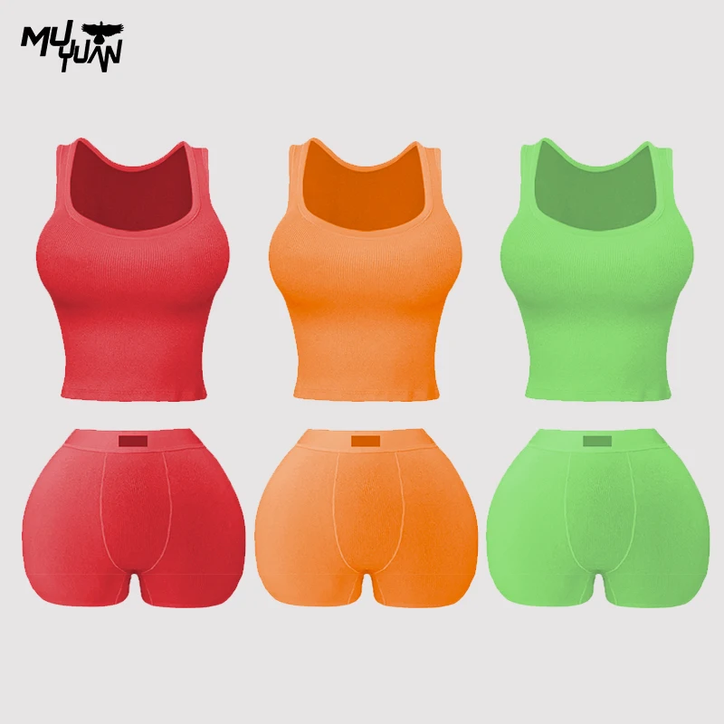 Fashionable Elastic Casual Plus Size Cotton Spandex tank Top - Main Image