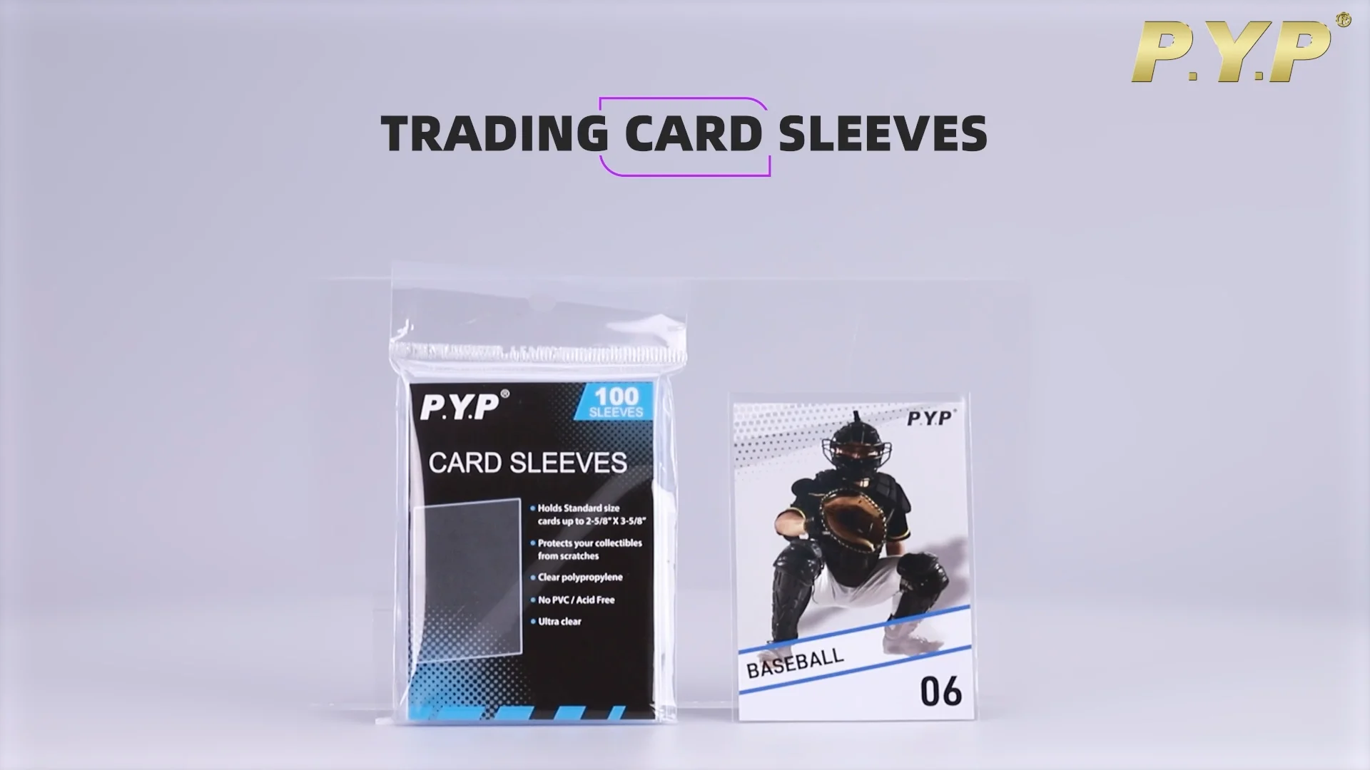 Custom Trading Card Sleeves Sports Game Card Protection Bags 67x92mm