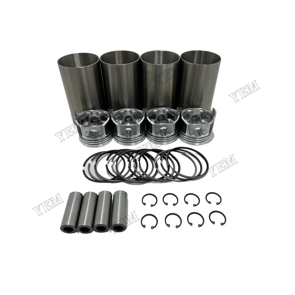 V1505 Overhaul Kit Piston W Rings Liner Set for Kubota V1505D V1505T Engine