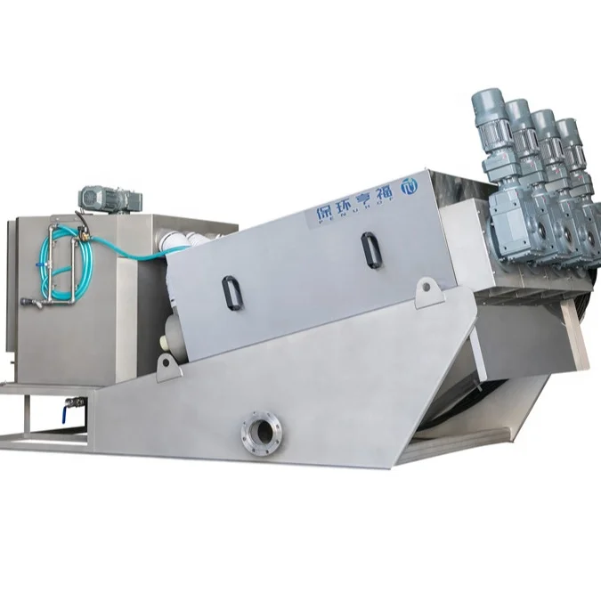 Легкое обслуживание, оборудование для обезвоживания осадка, винтовой пресс