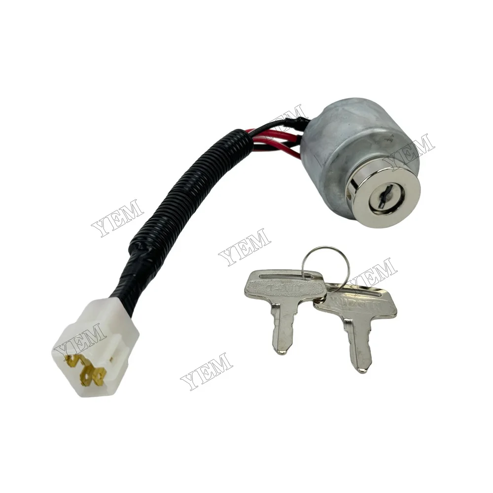 Ignition Switch Key 16286-63602 Fit for Kubota V1505 Engine