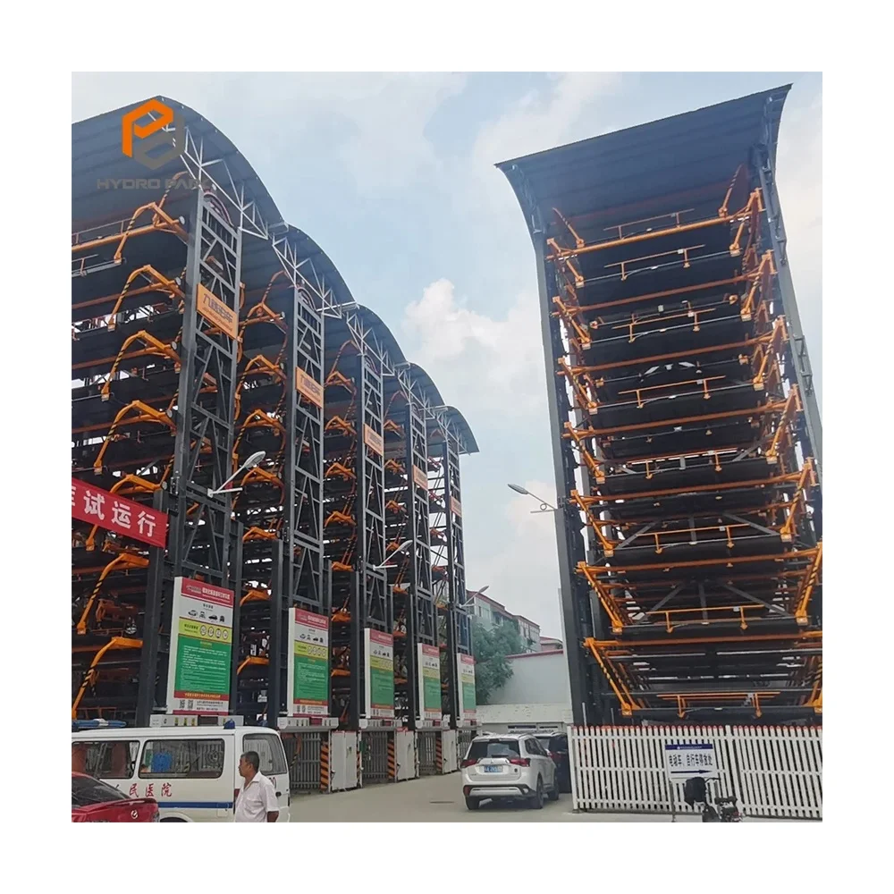 10 Cars Automated Parking Smart Vertical 10 Sedans Rotary Parking System