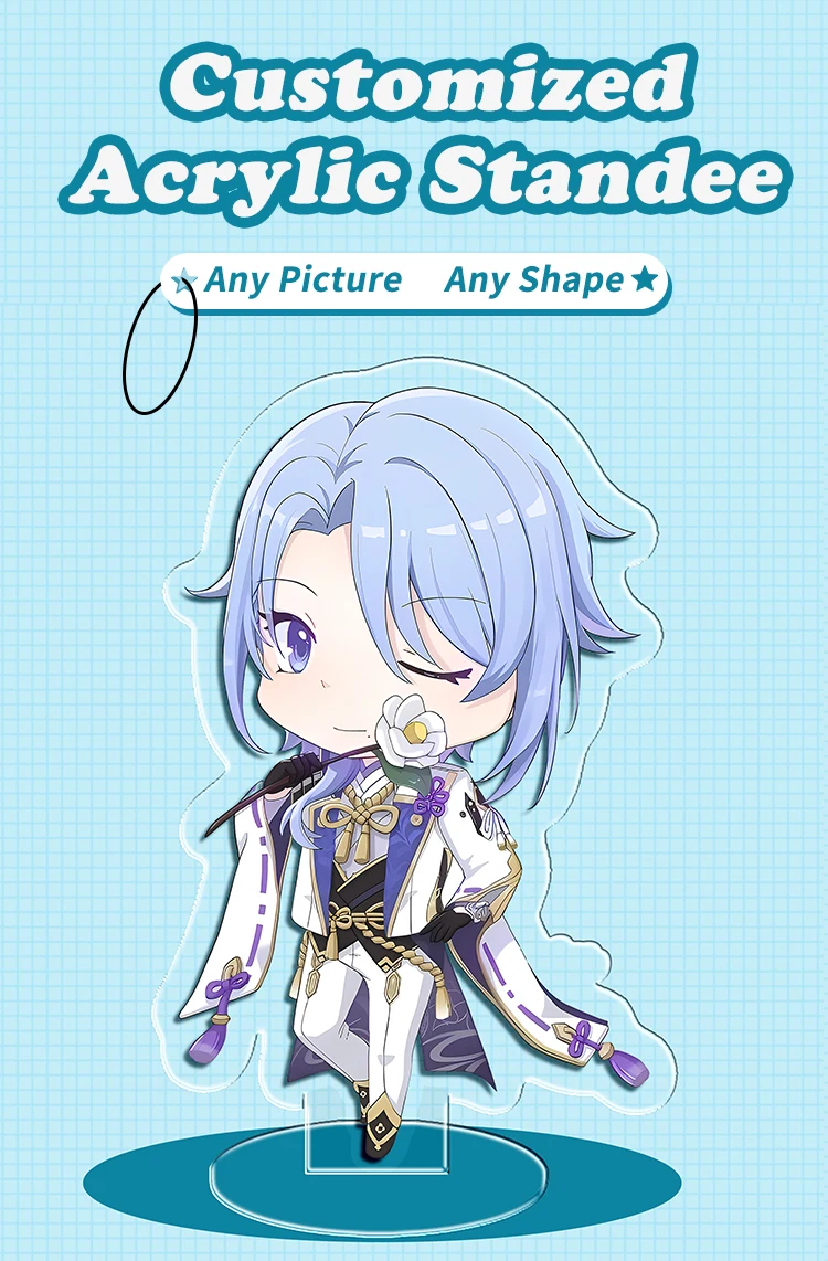 Acrylic Manufacturer For Anime Expo Customized Standees Plastic Anime