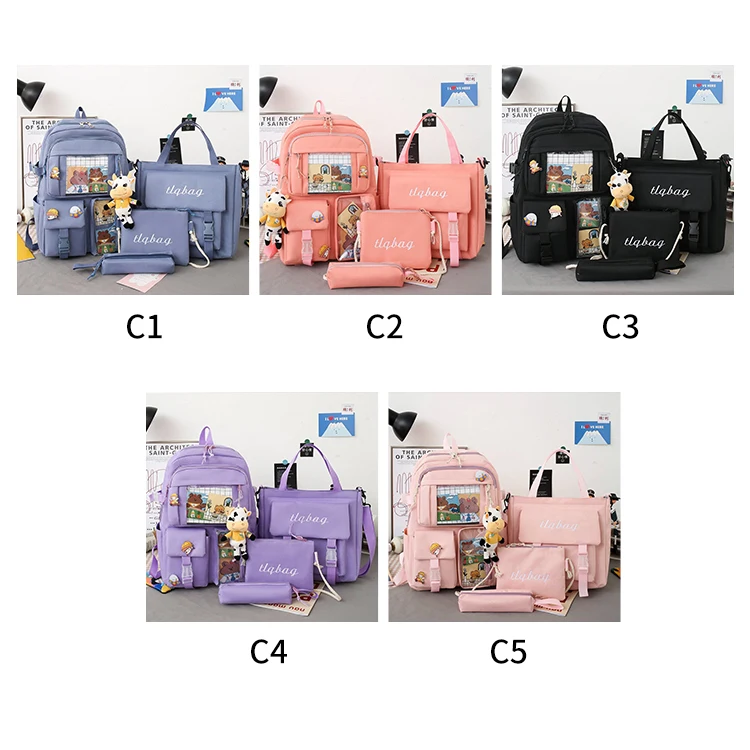 Hot Selling Cute Nylon Bag Hiking School Backpacks Trend School Bags