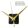 SIlent clock mvt with gold  hands