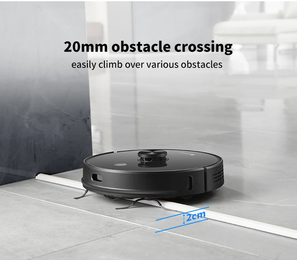 Proscenic M7pro Laser Navigation Robot Vacuum Cleaner 2700pa With Wet ...