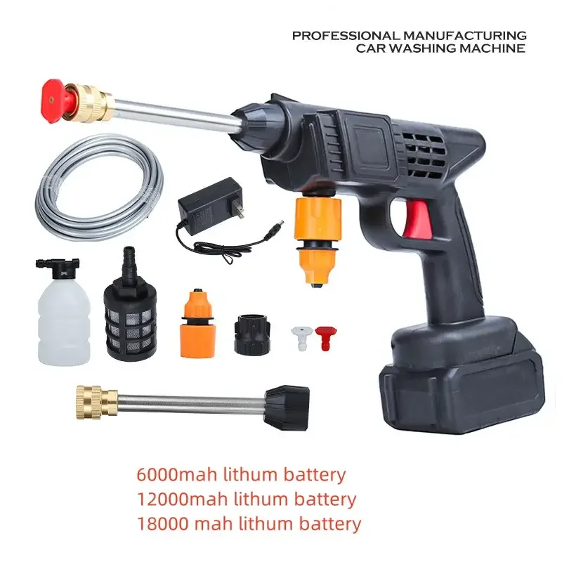 Factory Car Washing Machine High Pressure Cordless Car Washing Machine Electric Portable Jet Dry Car Wash