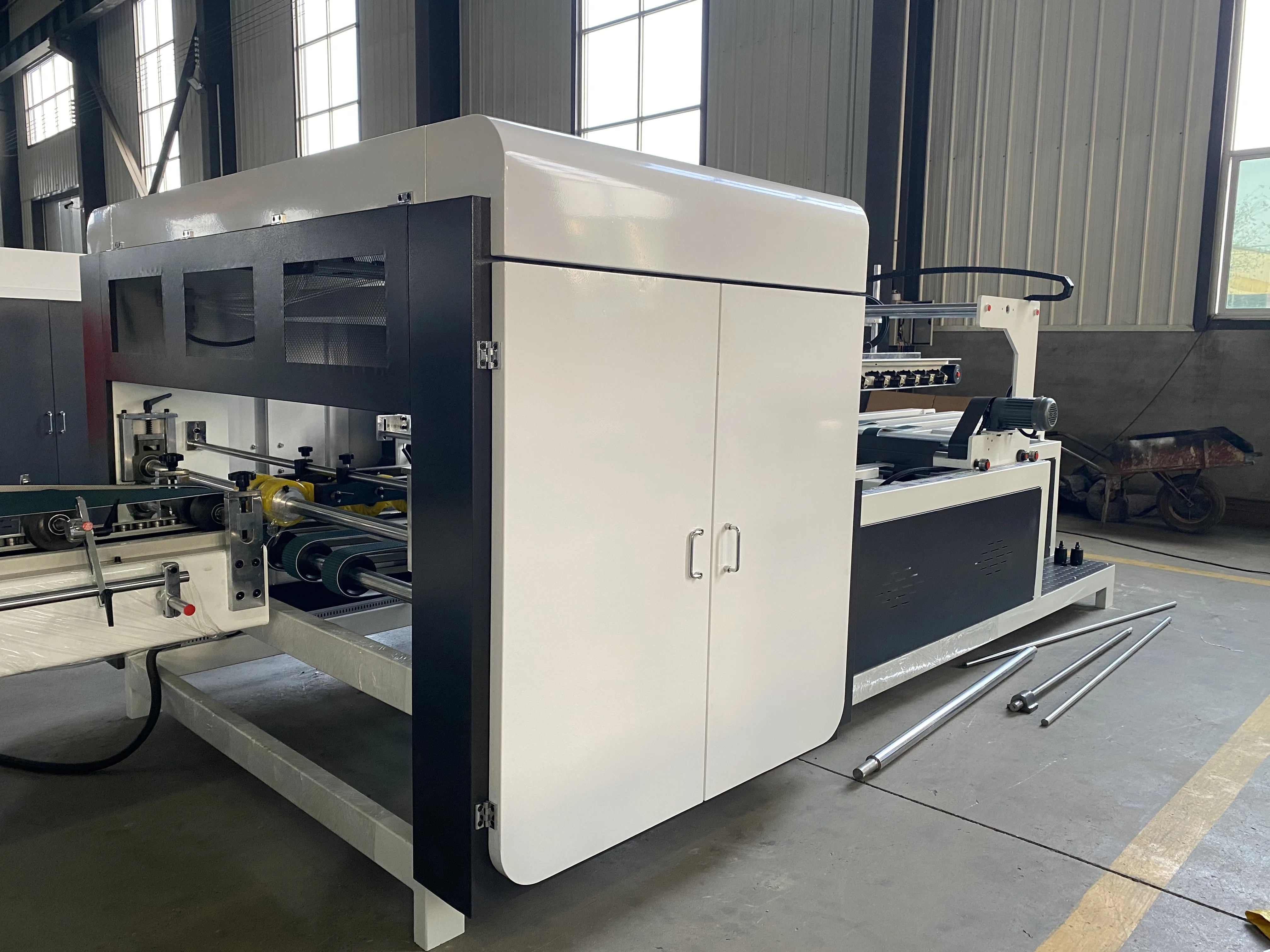 Fully Automatic Corrugated Box Folder Gluer Machine for High Efficiency ...