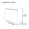 88*90*58 cm Armadio base standard