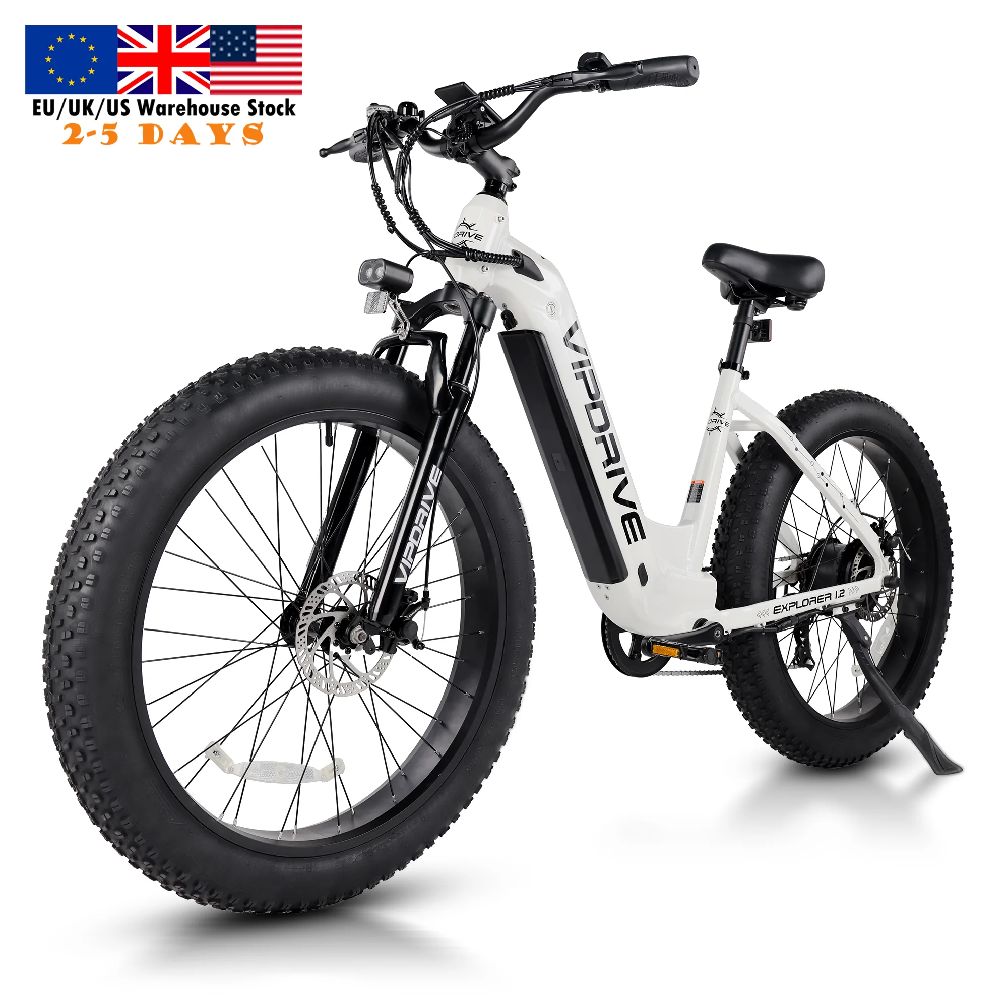 Vipdrive USA Warehouse Stock Drop Shipping Free Shipping 48V 15AH Best Battery Low Step Women 750W MTB Snow Beach Mountain Bike